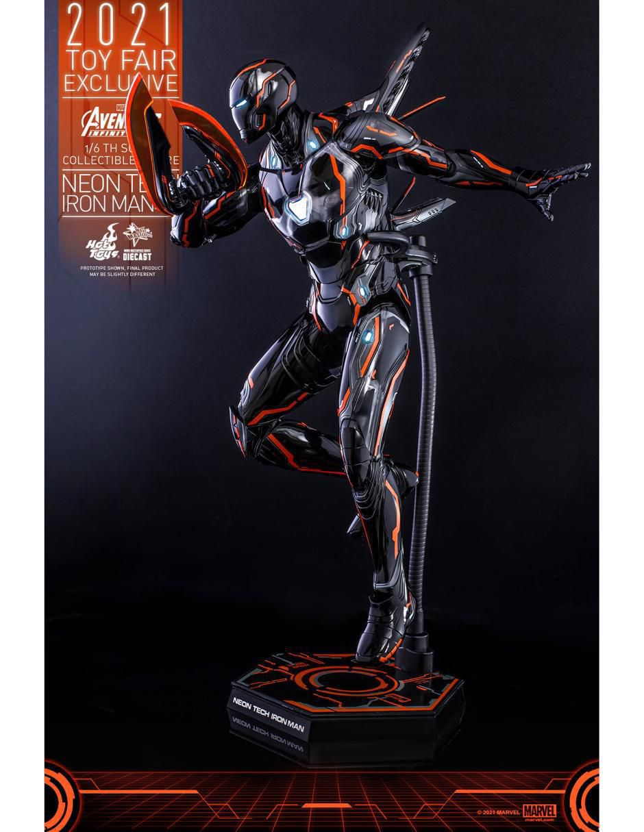 Figura de colección articulada Marvel Avengers Infiny War Iron Man especial con luz 8