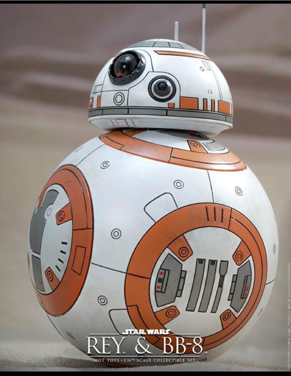 Figura de colección articulada Star Wars The Force Awakens Rey y BB-8 collectors 3