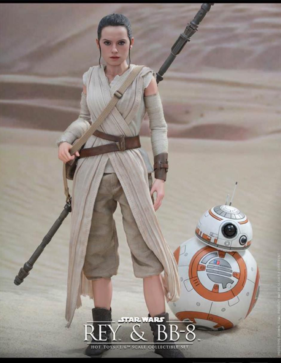 Figura de colección articulada Star Wars The Force Awakens Rey y BB-8 collectors 4