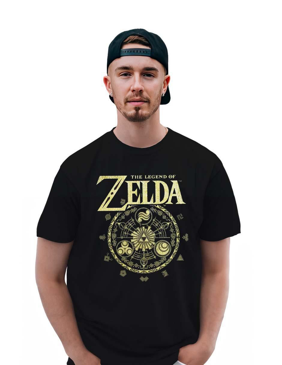 Playera zelda cuello redondo para hombre