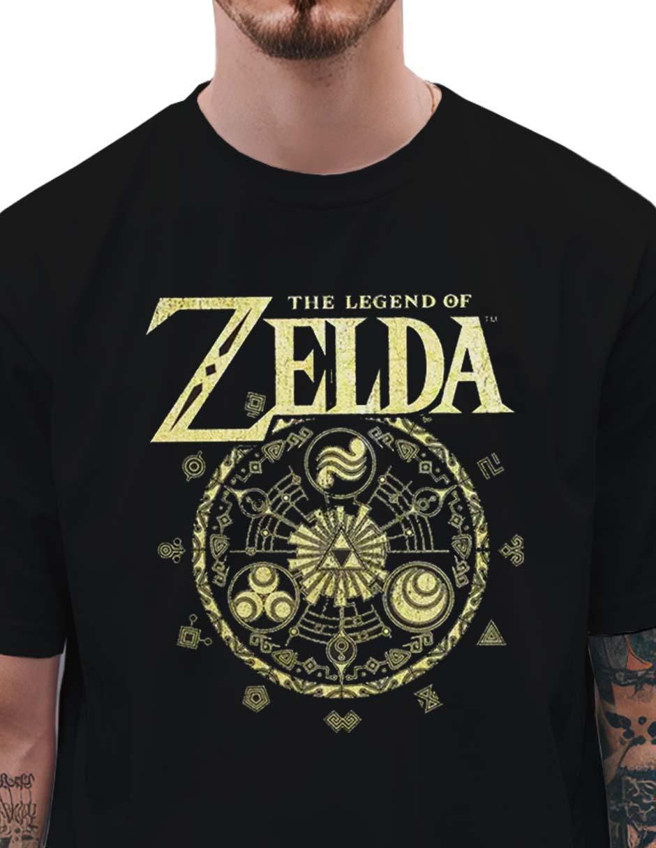 Playera zelda cuello redondo para hombre 2