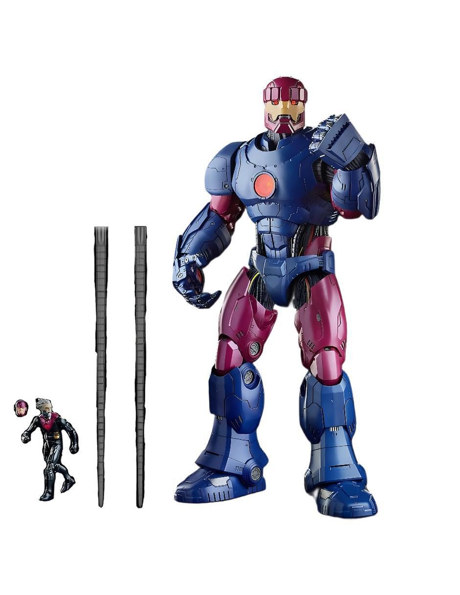 Figura de colección articulada Marvel x-men Sentinel Prime deluxe con luz 7
