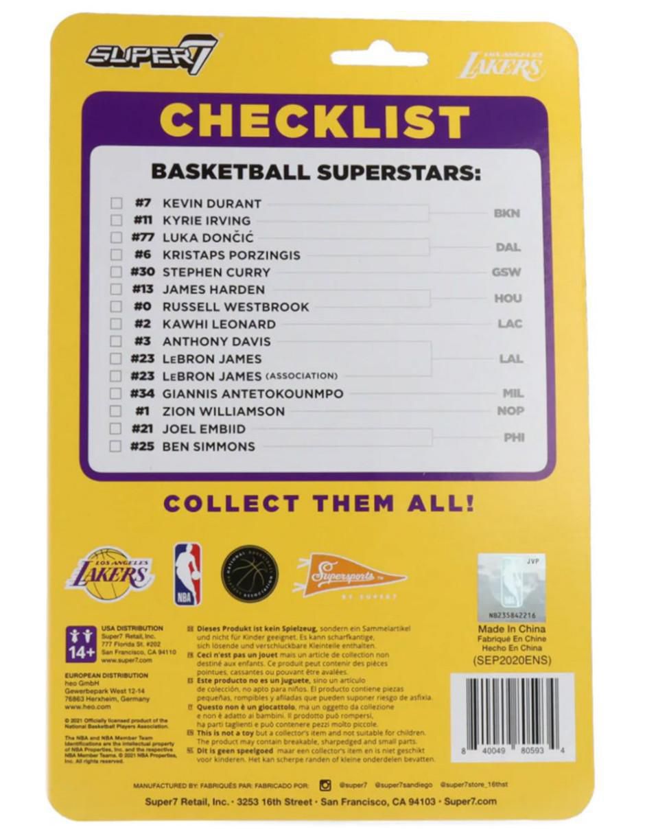 Figura de colección articulada Los Angeles Lakers Lebron James chase 3