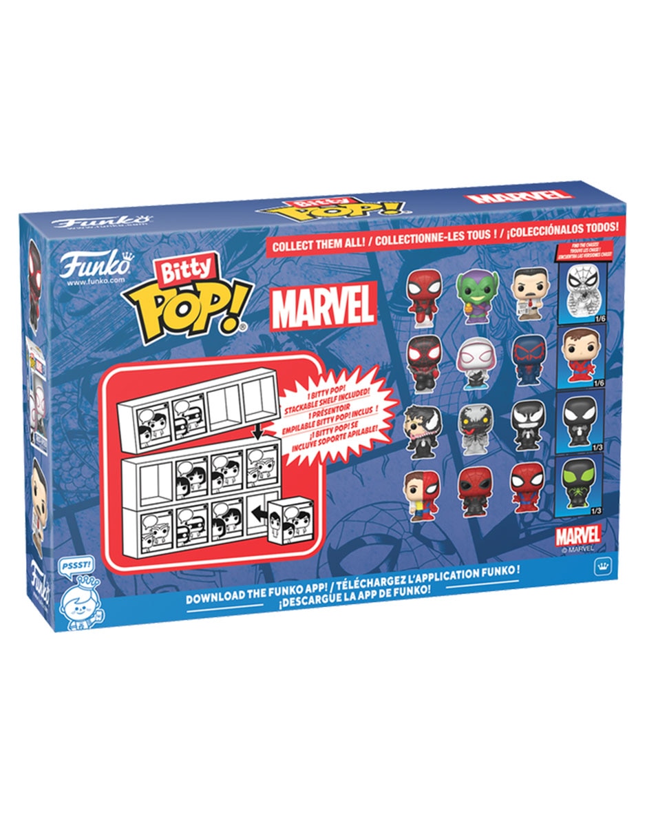 Bitty POP! Marvel Venom, Anti Venom, She Venom y Spider-Man 3