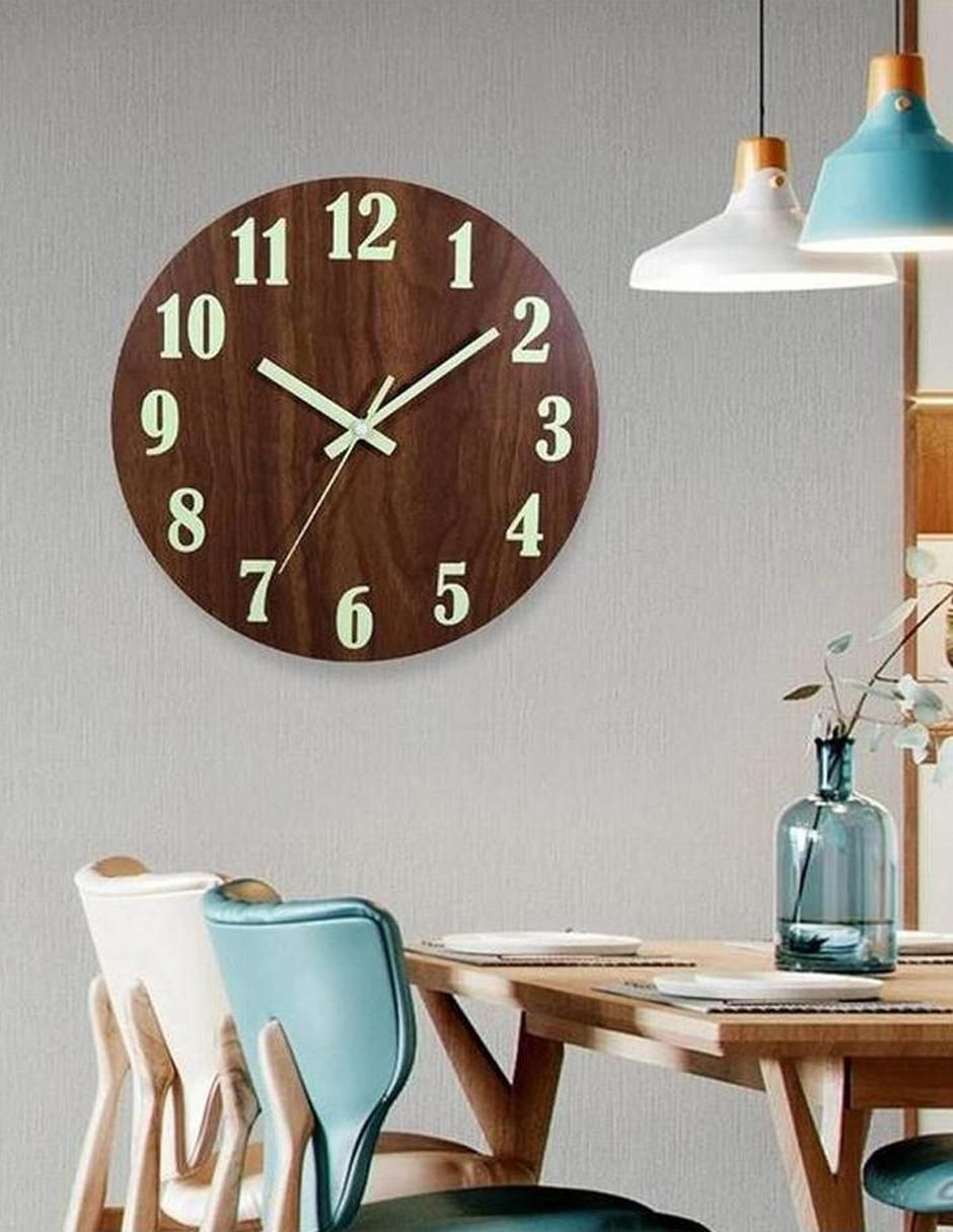Reloj de pared de madera 2