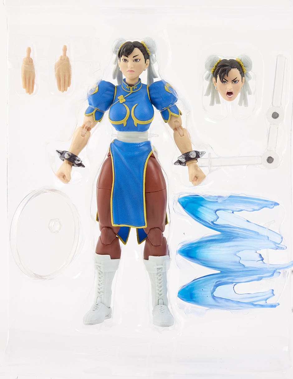 Set figuras acción articulada Street Fighter Chun Li