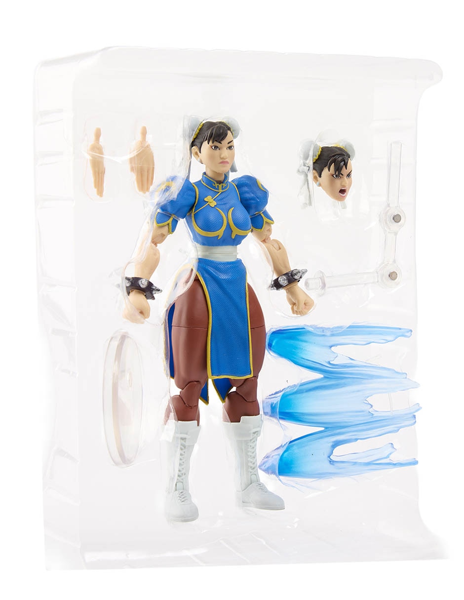 Set figuras acción articulada Street Fighter Chun Li 2