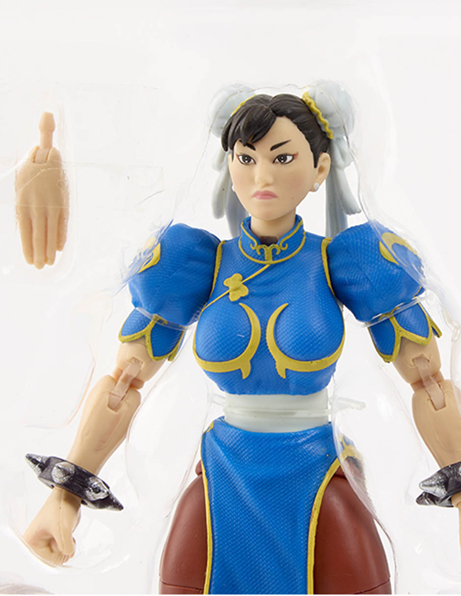 Set figuras acción articulada Street Fighter Chun Li 5