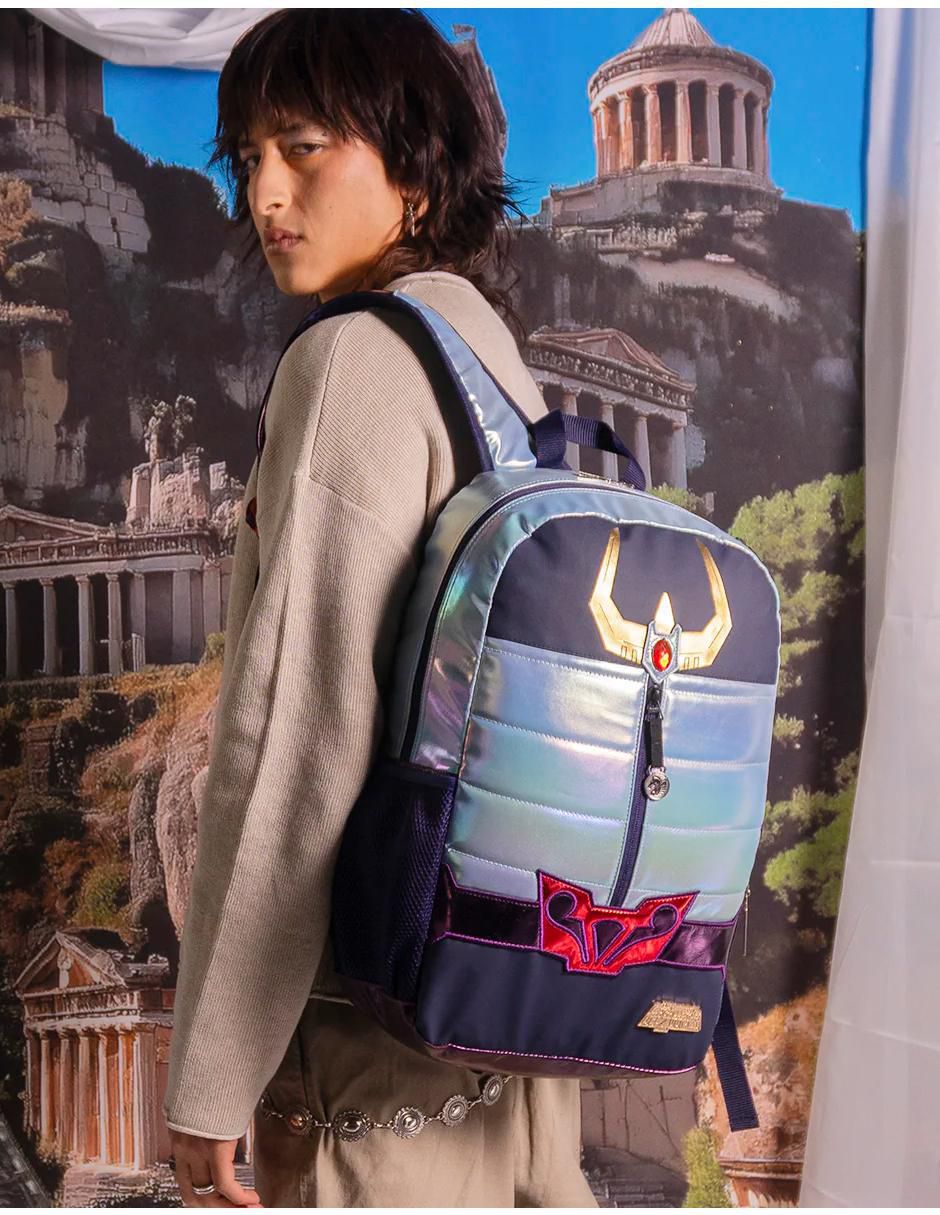 Mochila casual Fénix Caballeros del Zodiaco unisex 3