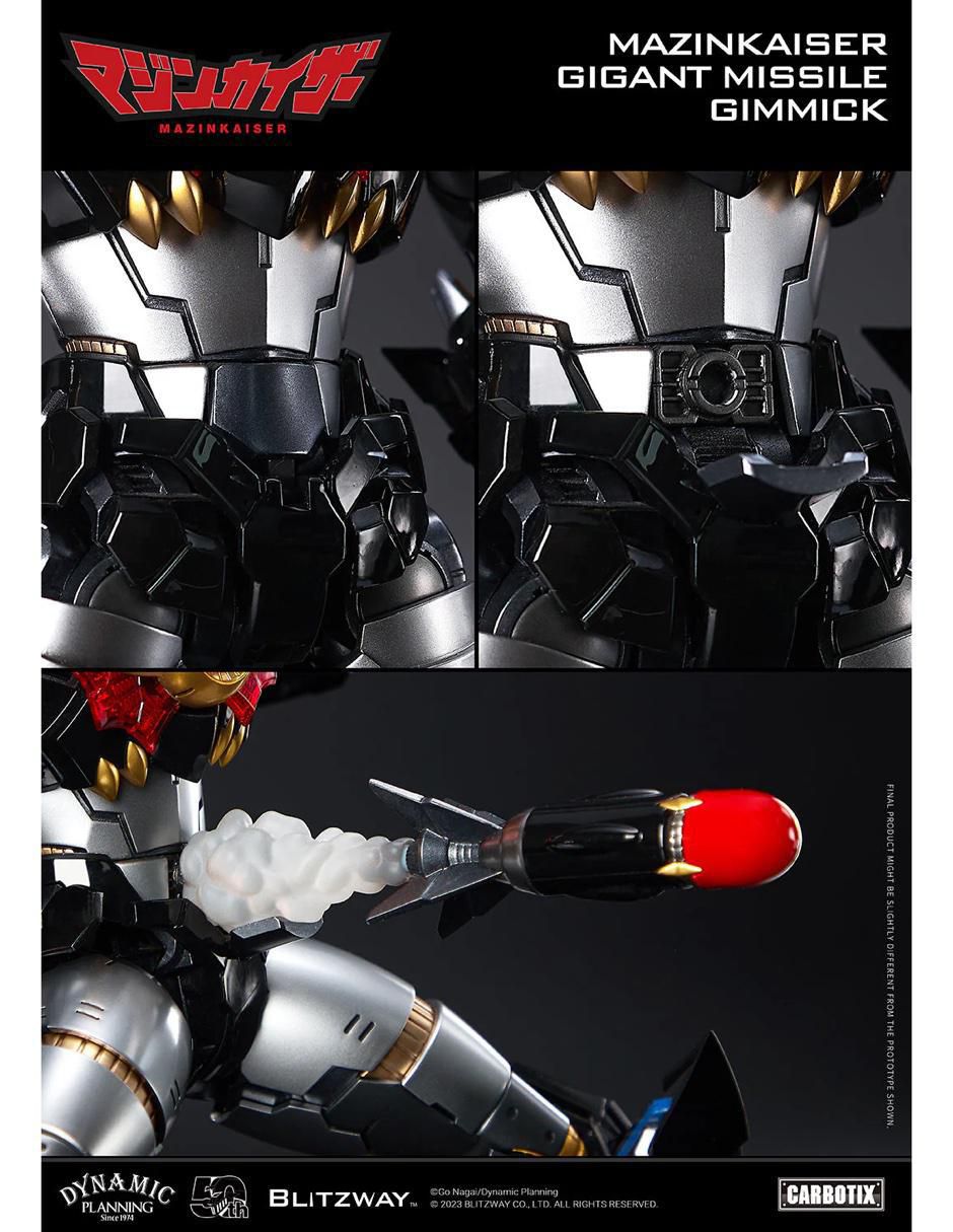 Figura de colección articulada Mazinger Z con luz 11