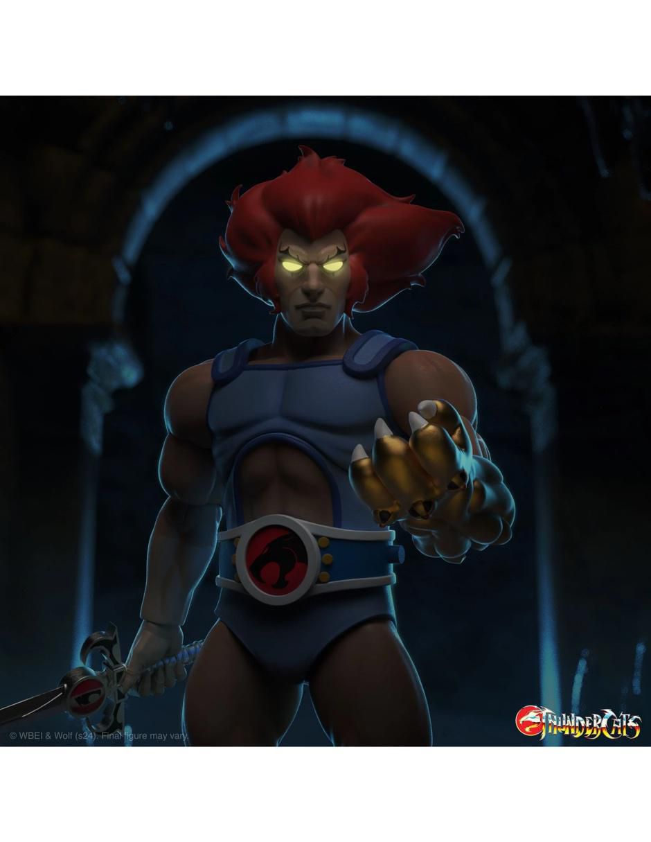 Figura de colección articulada Thundercats Lion-O con luz 3