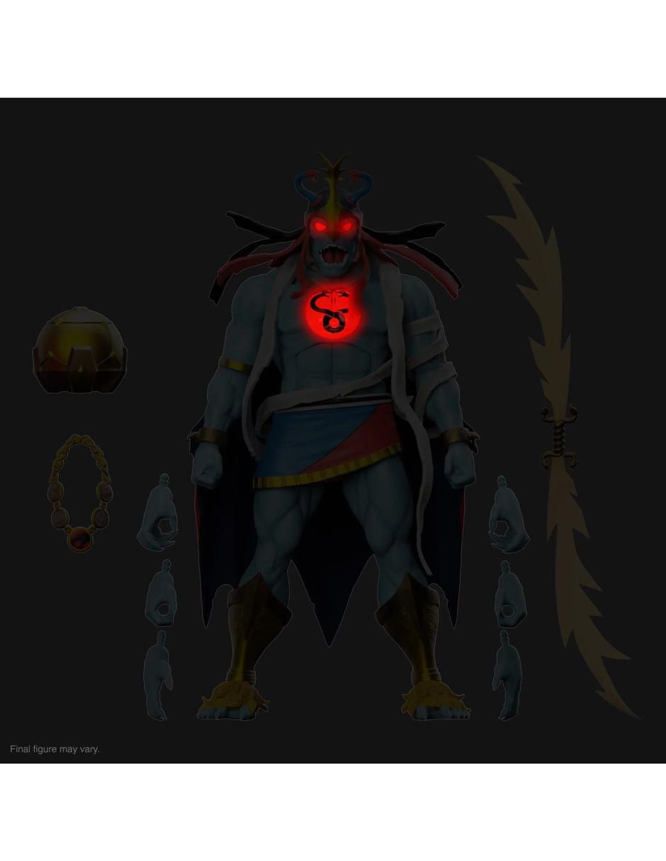Figura de colección articulada Thundercats Mumm-Ra con luz 7