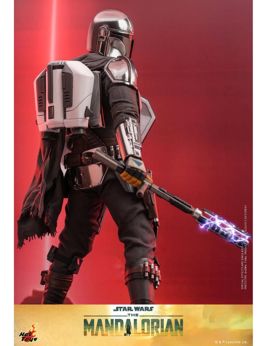 Figura de colección articulada Star Wars The Mandalorian IG-12 With Grogu especial 6