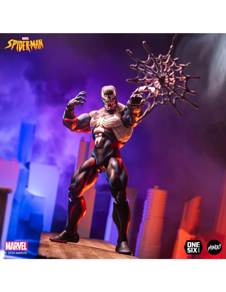 Figura de colección articulada Marvel Spider Man Venom 10