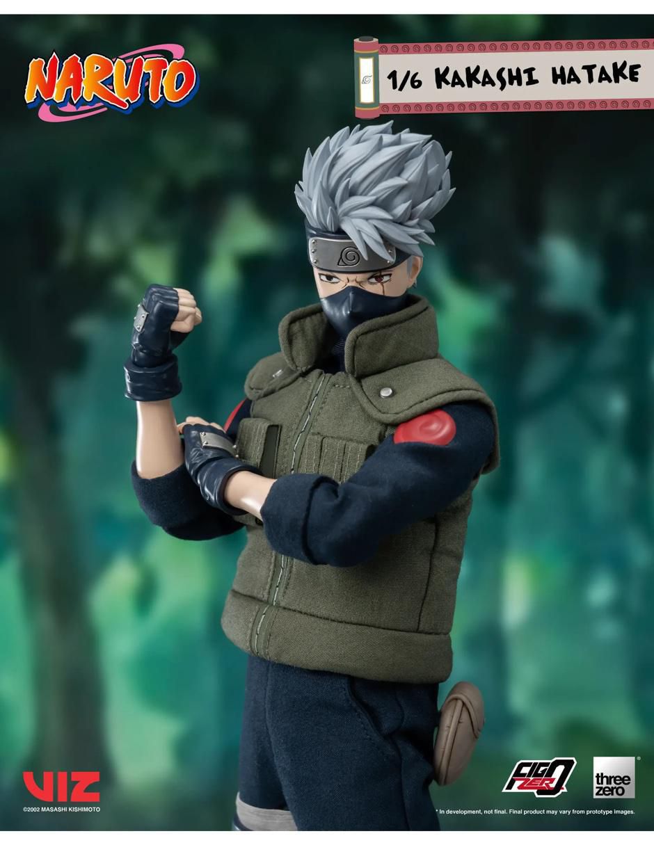 Figura de colección articulada Naruto Kakashi Hatake Threezero
