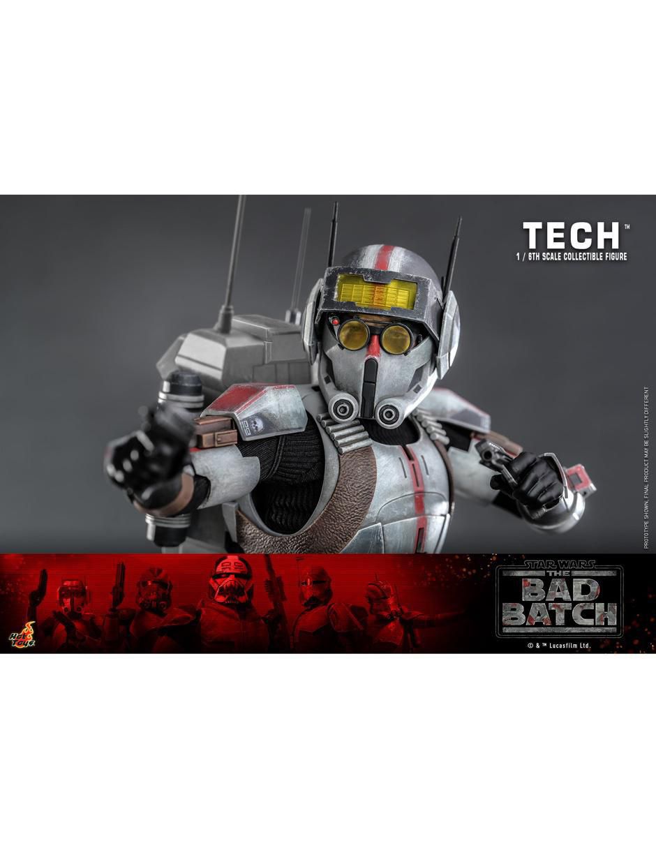 Figura de colección articulada Star Wars: The Bad Batch Tech Deck 3
