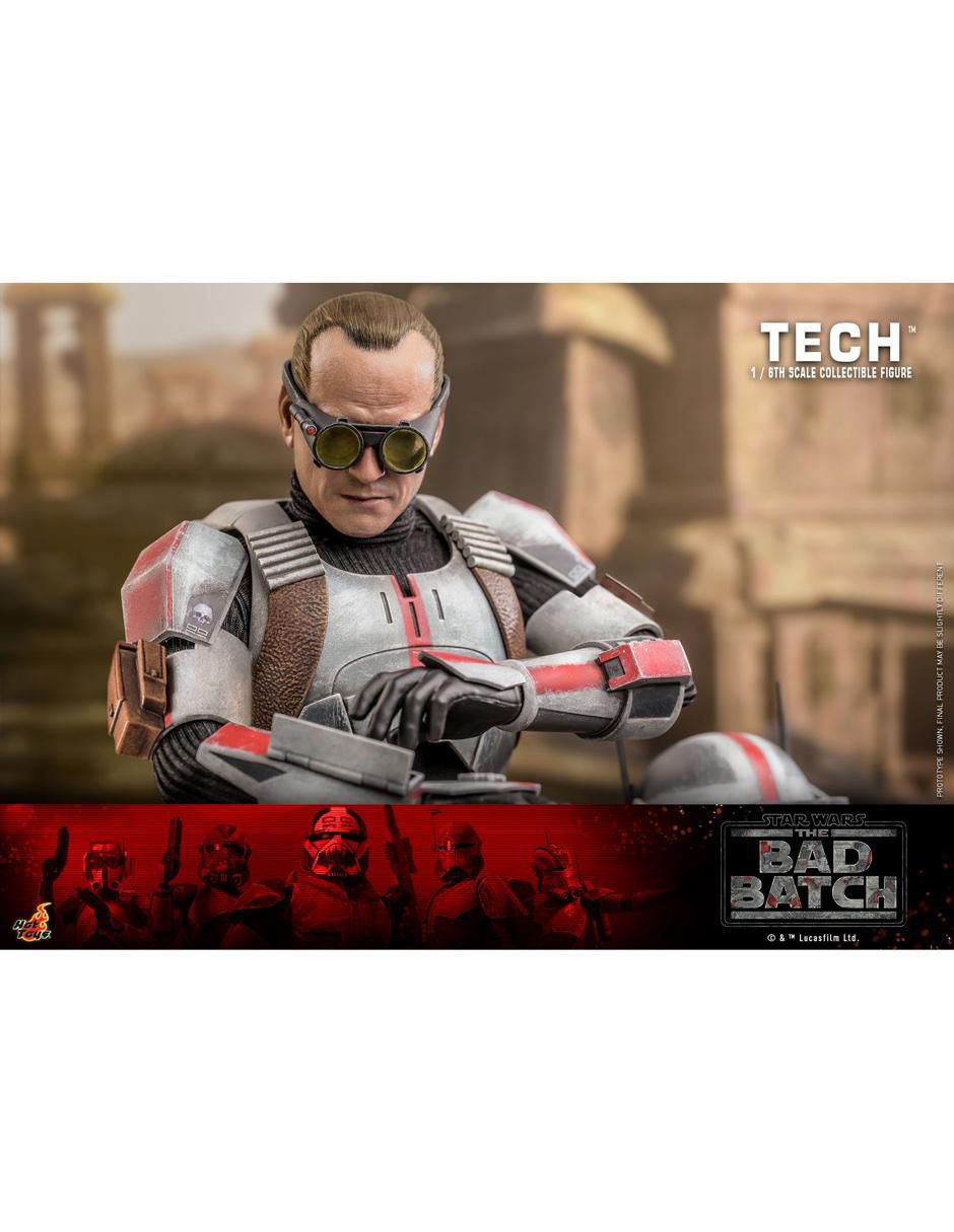 Figura de colección articulada Star Wars: The Bad Batch Tech Deck 5