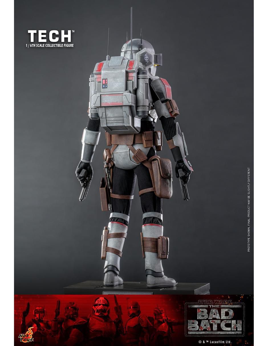 Figura de colección articulada Star Wars: The Bad Batch Tech Deck 7