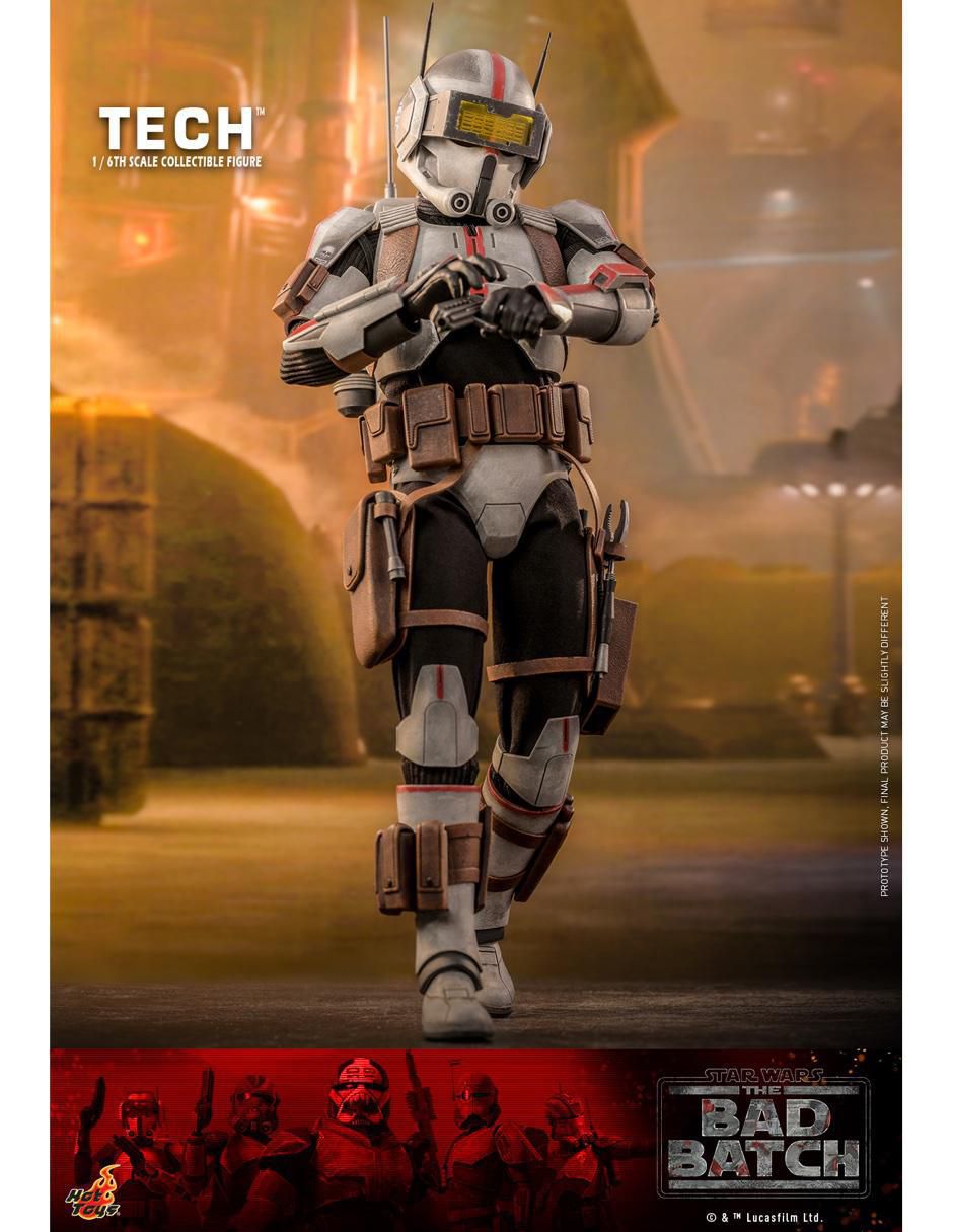Figura de colección articulada Star Wars: The Bad Batch Tech Deck 9