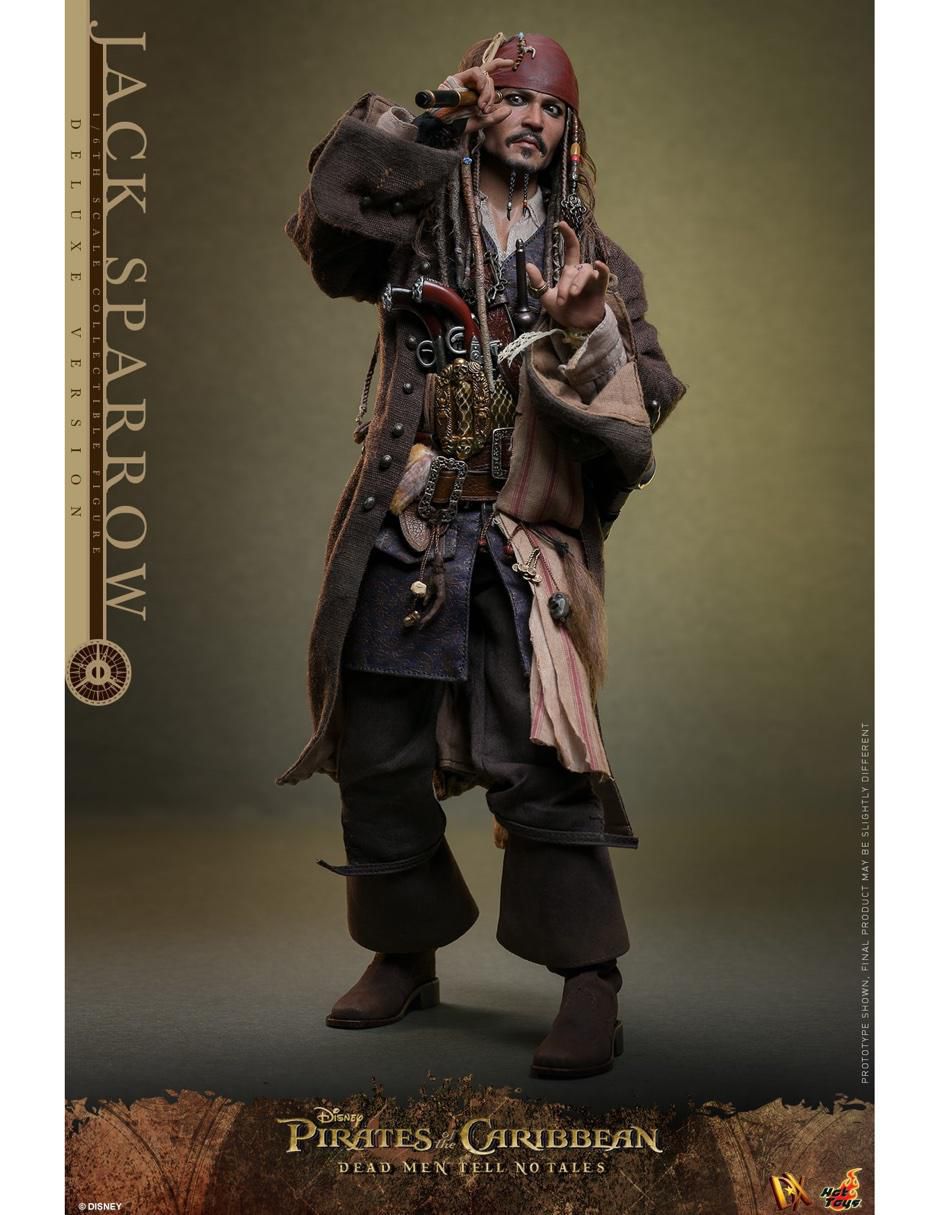 Figura de colección articulada Piratas del Caribe Jack Sparrow deluxe 4
