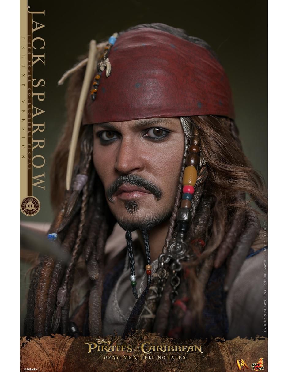 Figura de colección articulada Piratas del Caribe Jack Sparrow deluxe 5