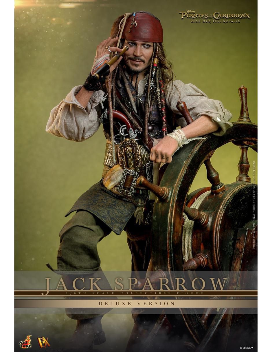 Figura de colección articulada Piratas del Caribe Jack Sparrow deluxe 7