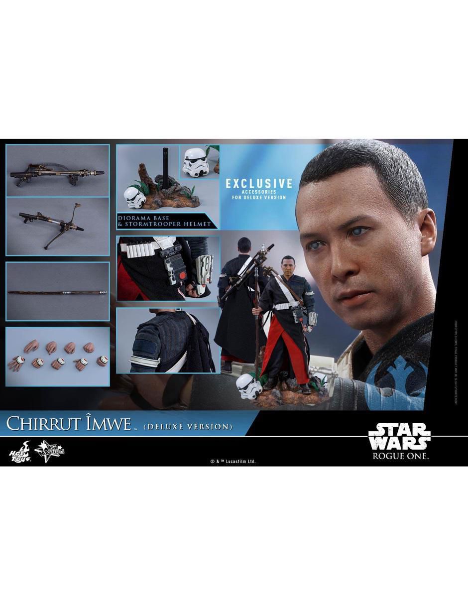 Figura de colección articulada Star Wars Rogue One Chirrut Imwe deluxe 3