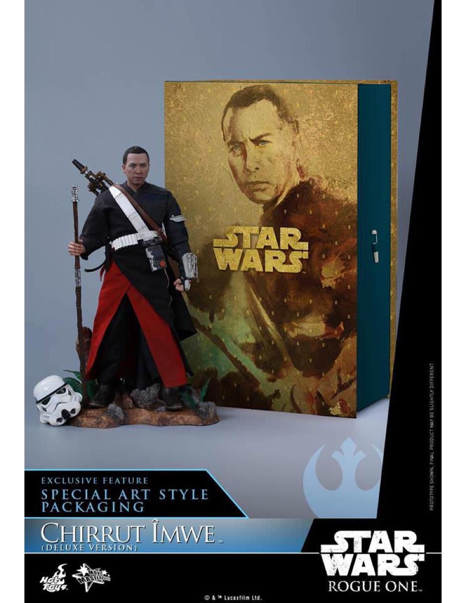 Figura de colección articulada Star Wars Rogue One Chirrut Imwe deluxe 4