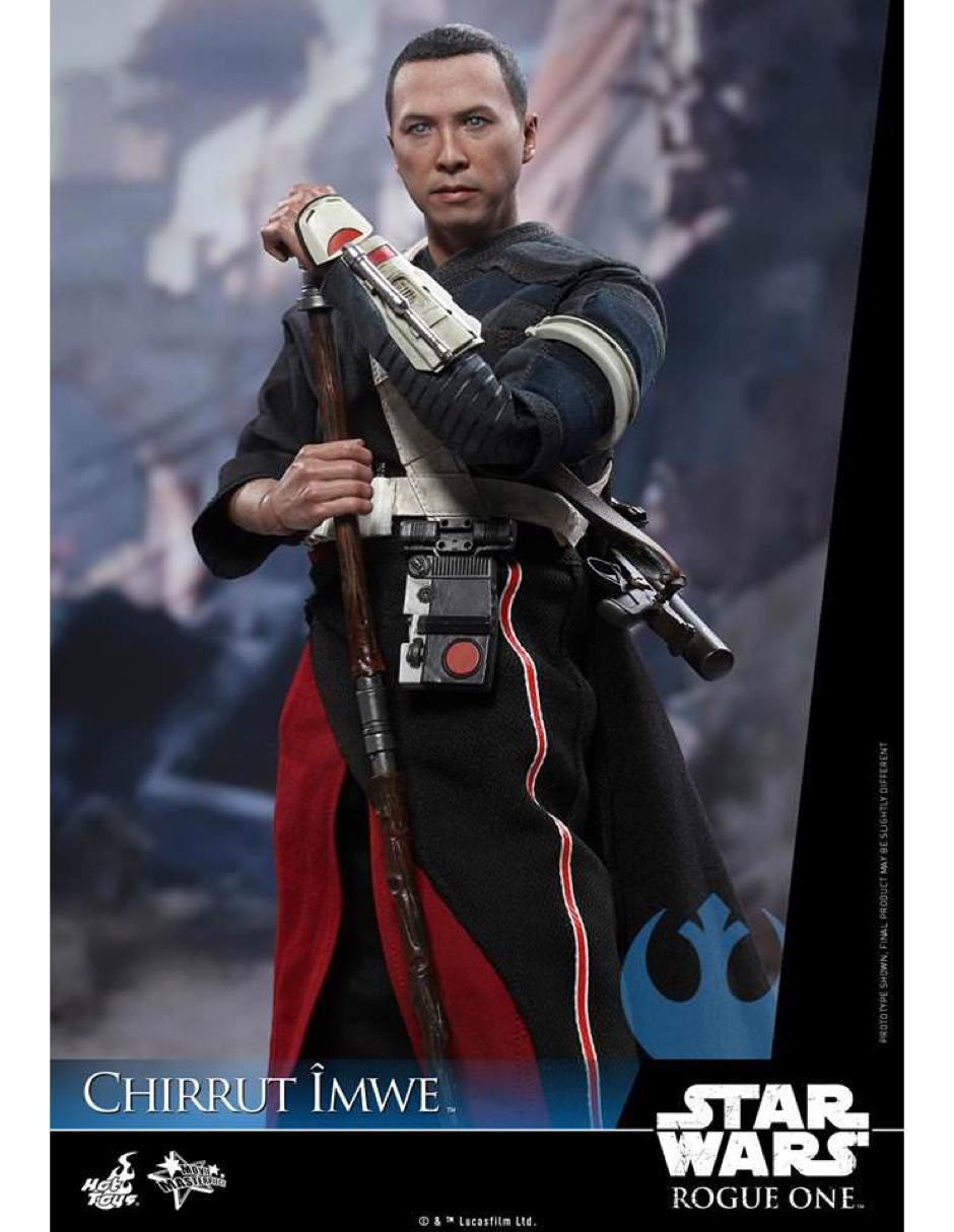 Figura de colección articulada Star Wars Rogue One Chirrut Imwe deluxe 6