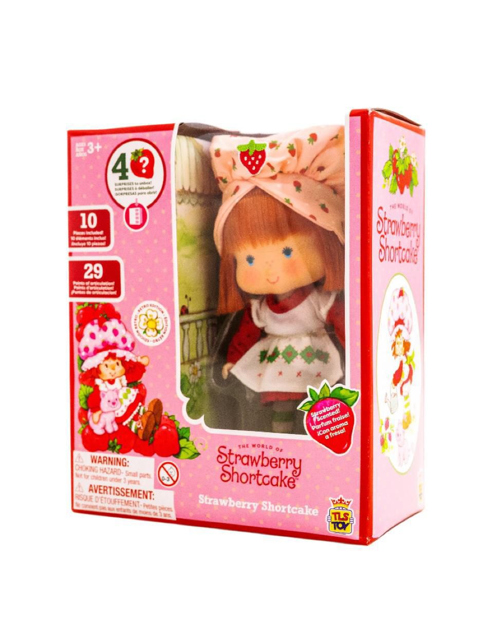 Figura de colección articulada Strawberry Shortcake Rosita Fresita collectors 5