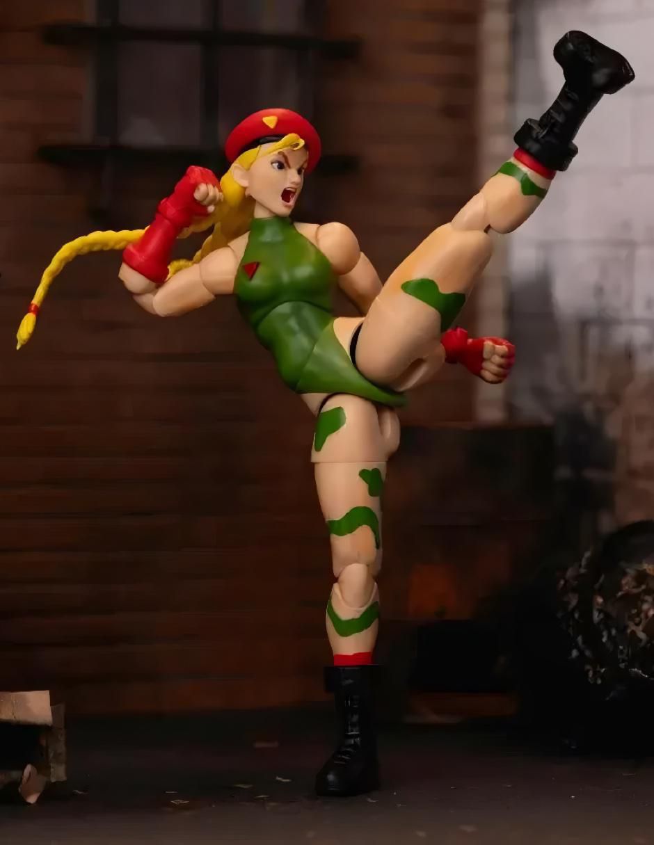 Figura de colección articulada Street Fighter Cammy 12