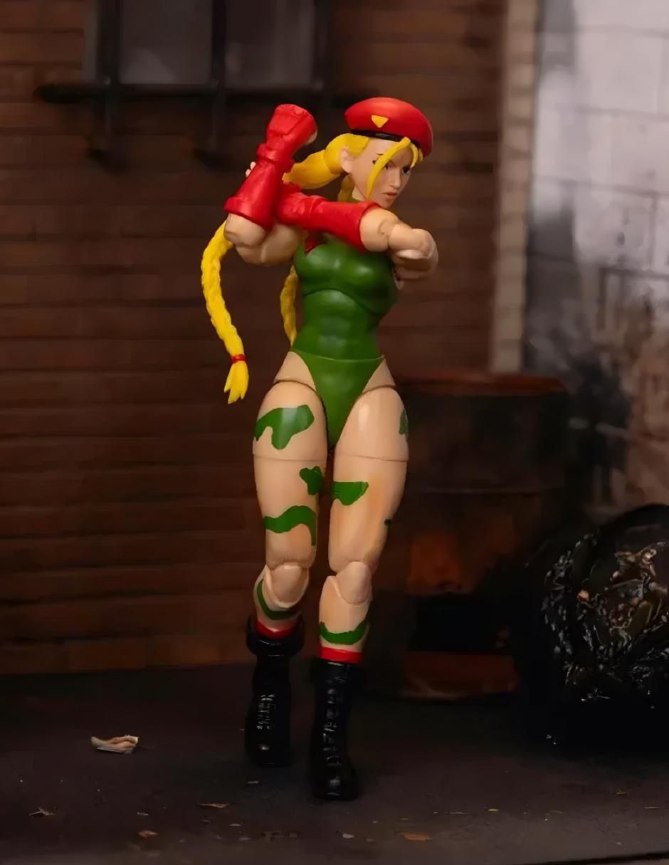 Figura de colección articulada Street Fighter Cammy 7