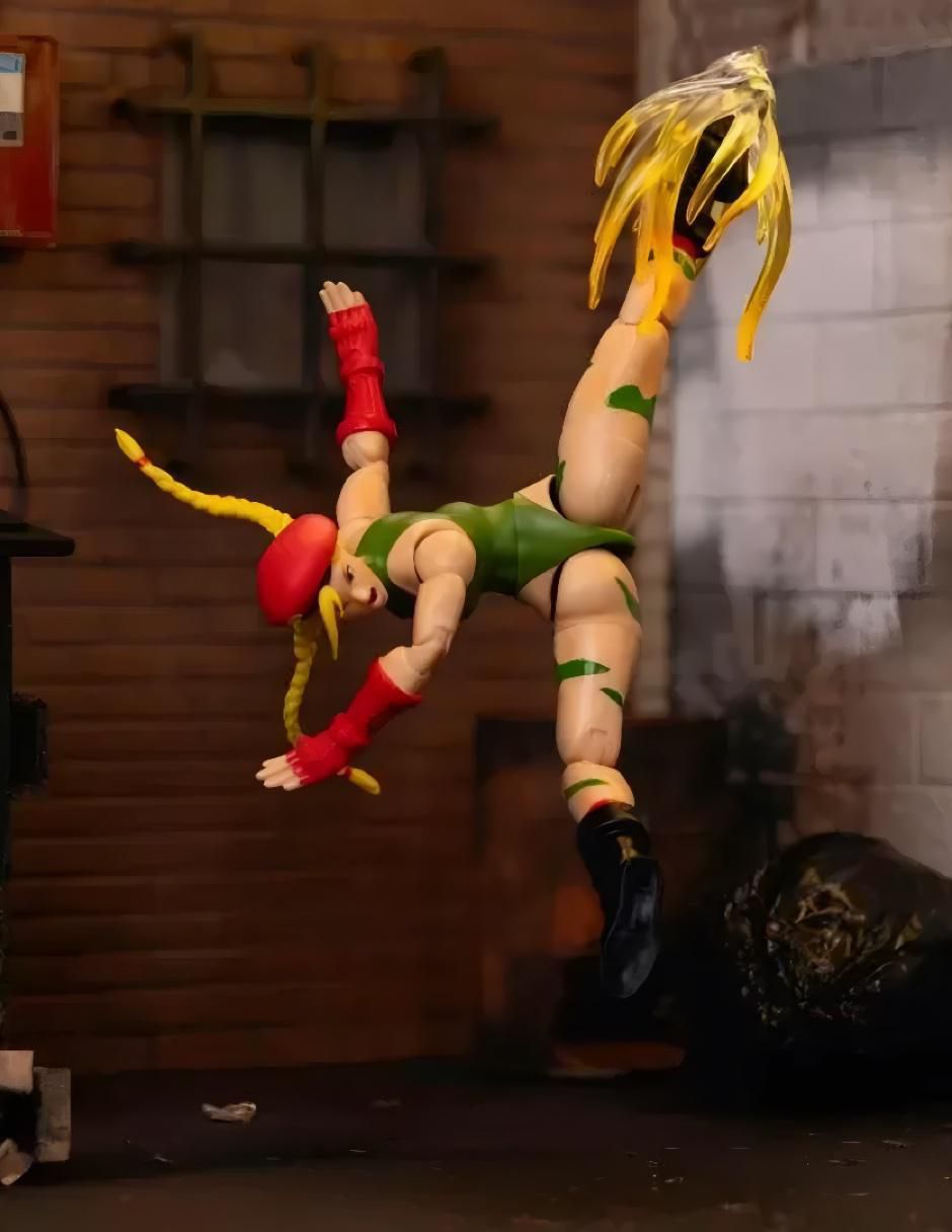 Figura de colección articulada Street Fighter Cammy 8