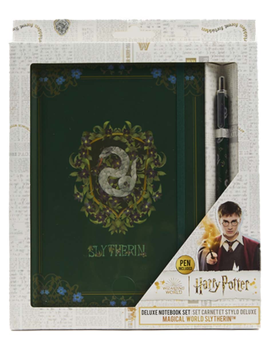Cuaderno Slytherin diferentes diseños 5