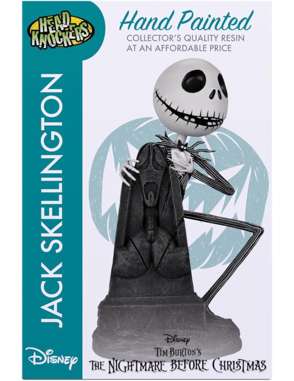 Figura coleccionable The Nightmare Before Christmas Jack Skellington cabeza oscilante 3