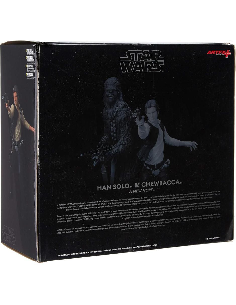 Set figuras acción Star Wars Han Solo & Chewbacca 3