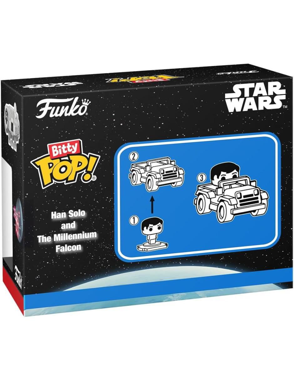 Set figuras acción Star Wars Han Solo and The Millennium Falcon 3