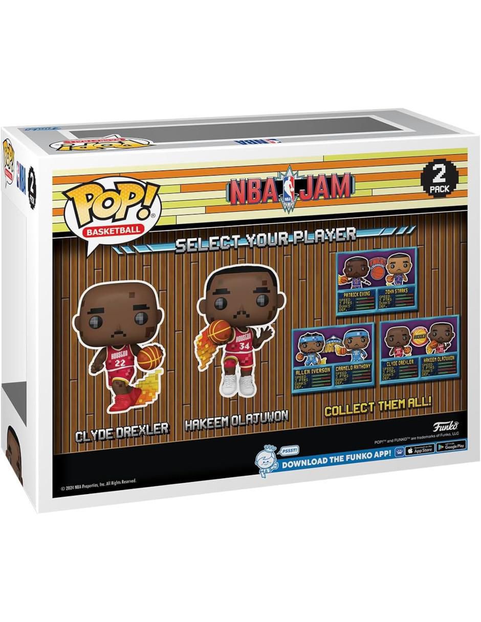 NBA Jam Clyde Drexler And Hakeem Olajuwon 3