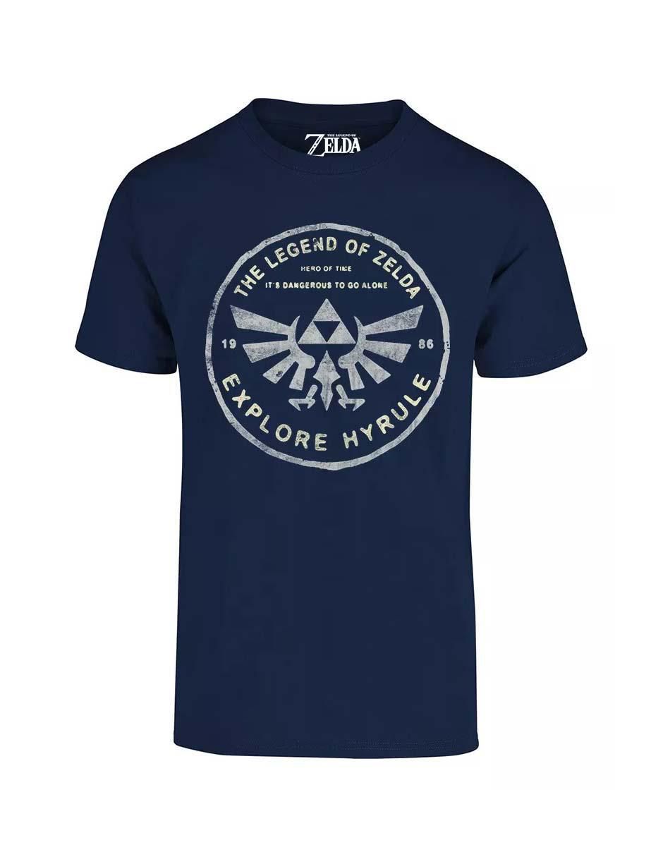 Playera zelda cuello redondo para hombre 4