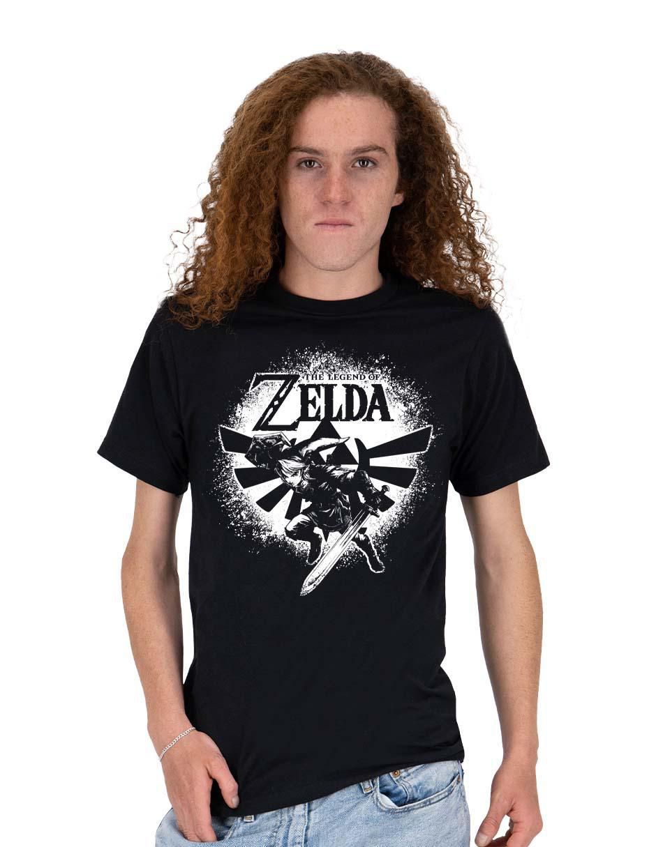 Playera zelda cuello redondo para hombre