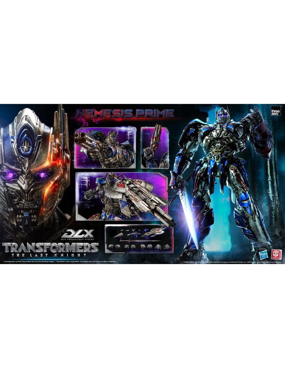 Figura de colección articulada Transformers: The Last Knight con luz 12