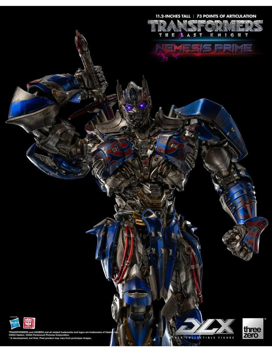 Figura de colección articulada Transformers: The Last Knight con luz 3