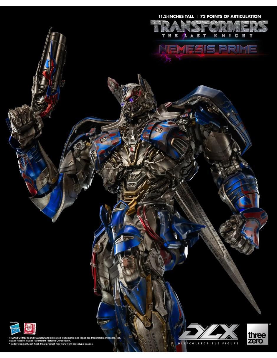 Figura de colección articulada Transformers: The Last Knight con luz 6