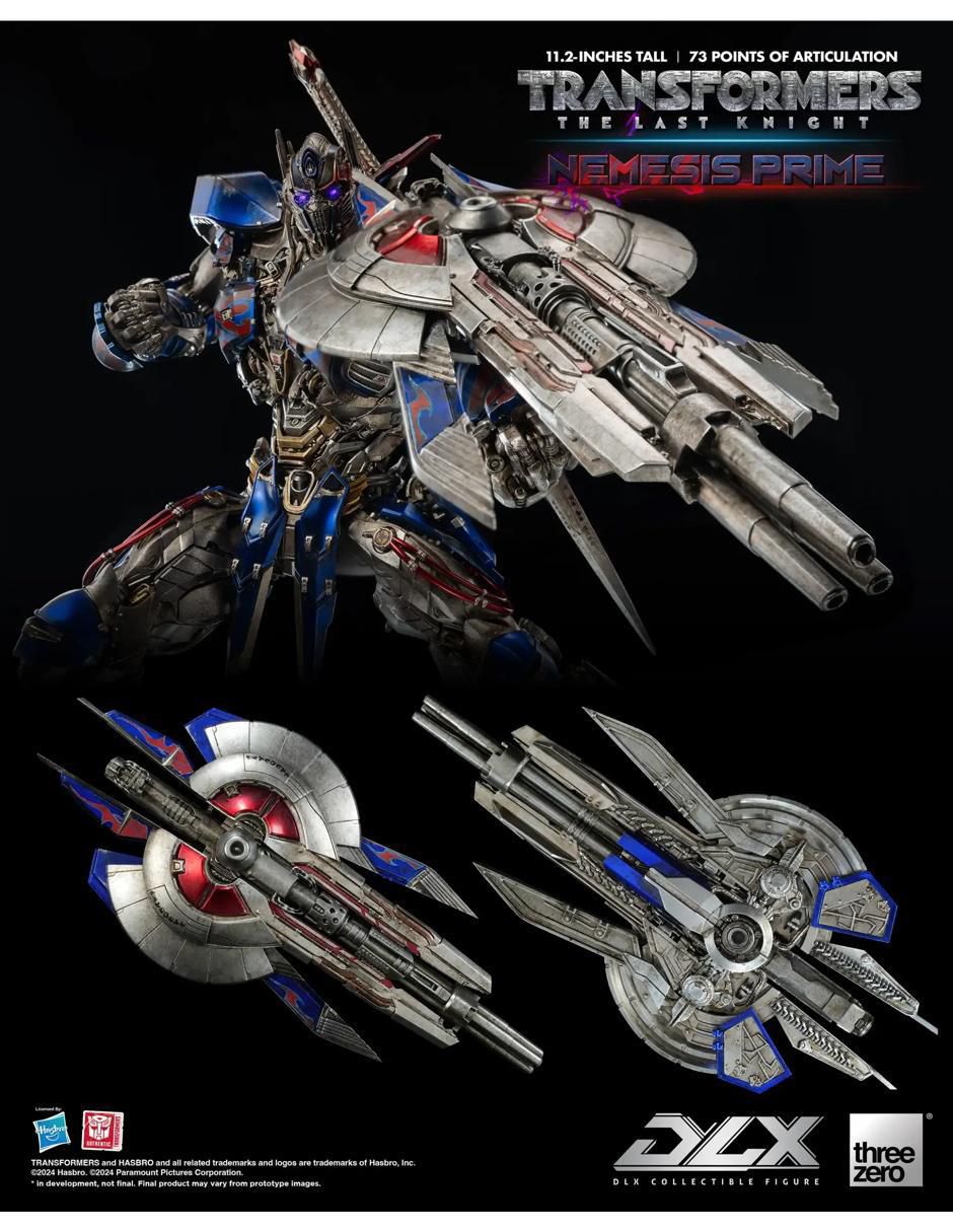 Figura de colección articulada Transformers: The Last Knight con luz 9