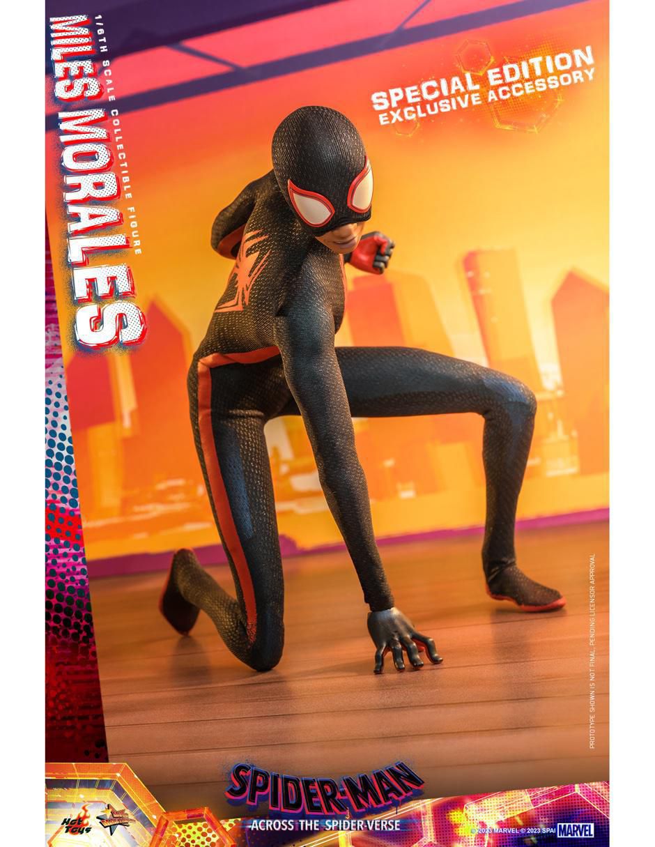 Figura de colección articulada Spider-Man Across the Spiderverse Miles Morales especial 3