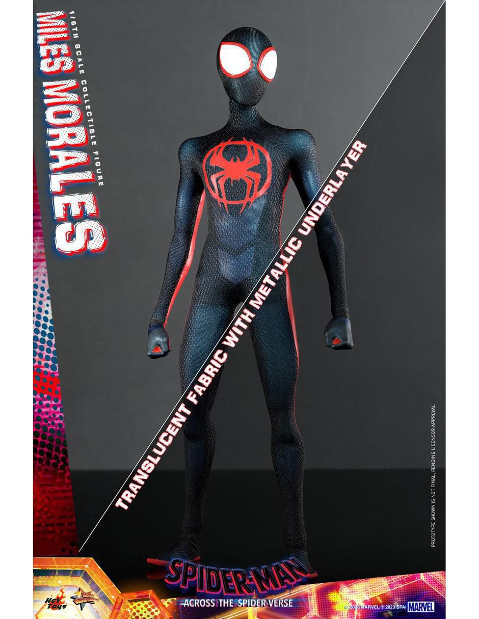 Figura de colección articulada Spider-Man Across the Spiderverse Miles Morales especial 4