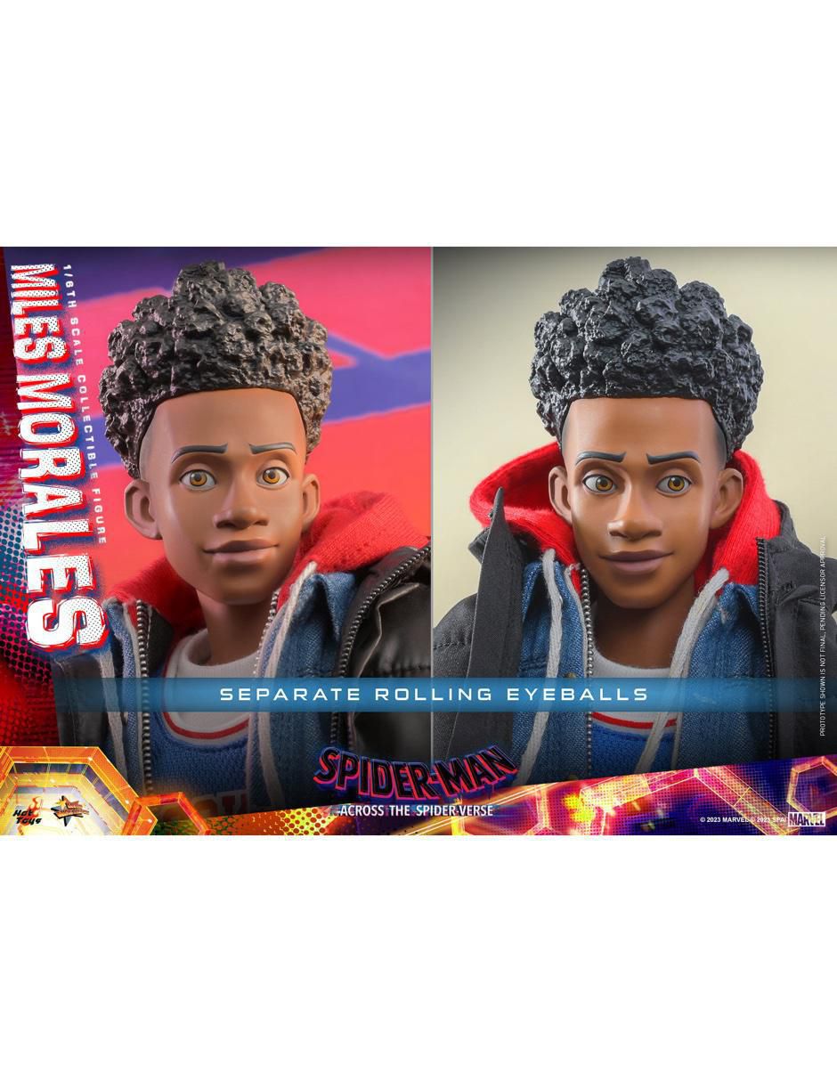 Figura de colección articulada Spider-Man Across the Spiderverse Miles Morales especial 8