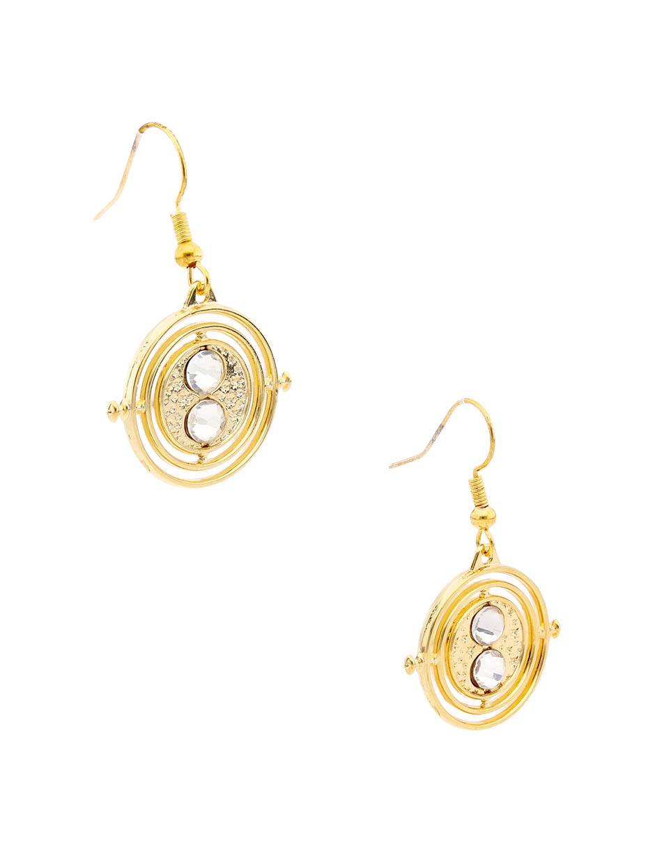 Aretes largos Harry Potter con acabado brillante 2