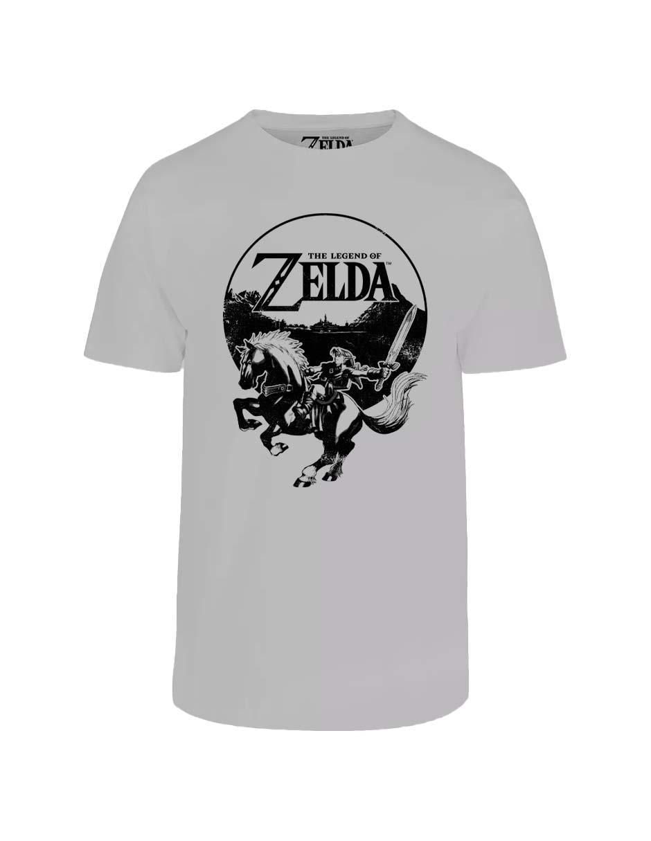 Playera zelda cuello redondo para hombre 4