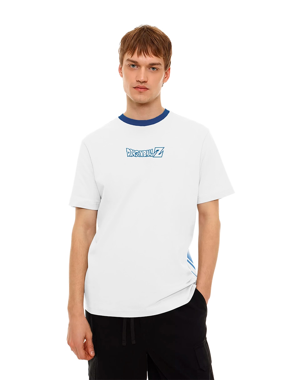 Playera Dragon Ball Z cuello redondo para hombre
